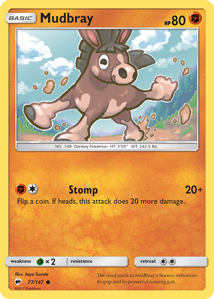 Mudbray (77/147) [Sun & Moon: Burning Shadows] | GnG Games