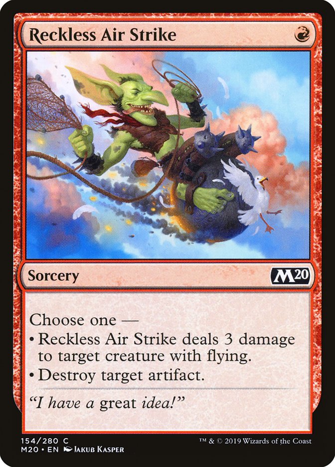Reckless Air Strike [Core Set 2020] | GnG Games