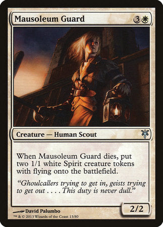 Mausoleum Guard [Duel Decks: Sorin vs. Tibalt] | GnG Games