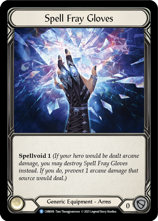 Spell Fray Gloves [CHN006] (Monarch Chane Blitz Deck) | GnG Games