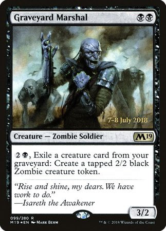 Graveyard Marshal [Core Set 2019 Promos] | GnG Games