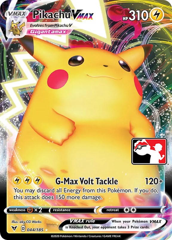 Pikachu VMAX (044/185) [Prize Pack Series One] | GnG Games