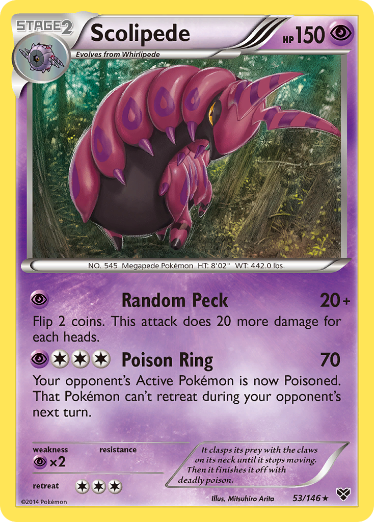 Scolipede (53/146) [XY: Base Set] | GnG Games