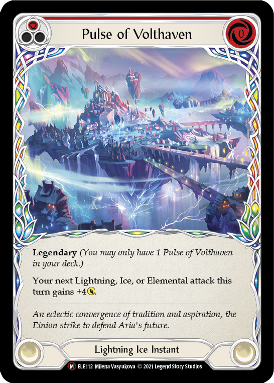 Pulse of Volthaven [U-ELE112] Unlimited Rainbow Foil | GnG Games