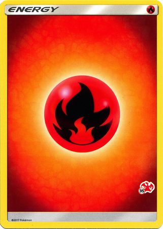 Fire Energy (Charizard Stamp #35) [Battle Academy 2020] | GnG Games