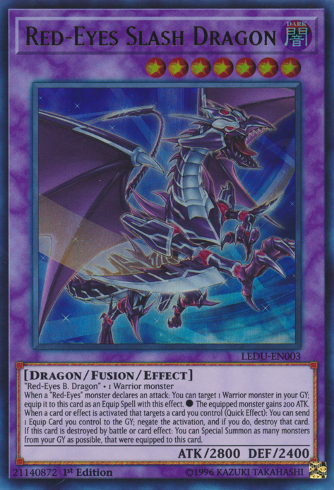 Red-Eyes Slash Dragon [LEDU-EN003] Ultra Rare | GnG Games