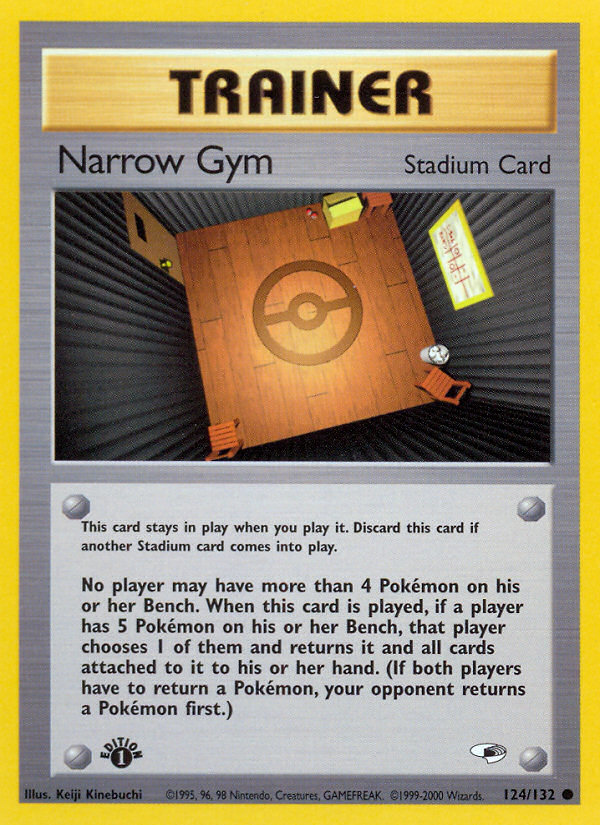 Narrow Gym (124/132) [Gym Heroes 1st Edition] | GnG Games