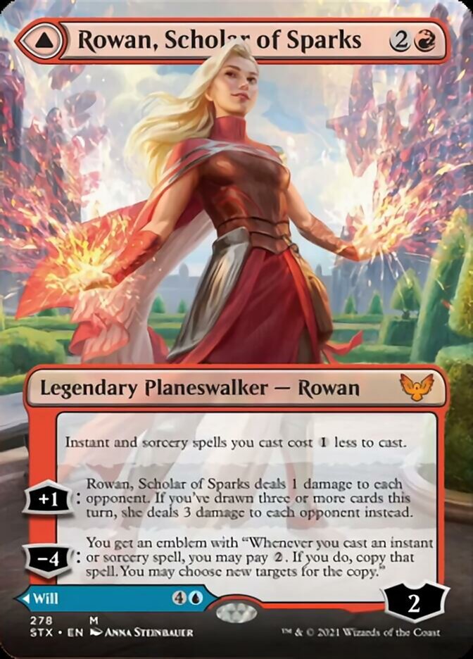 Rowan, Scholar of Sparks // Will, Scholar of Frost (Extended) [Strixhaven: School of Mages] | GnG Games