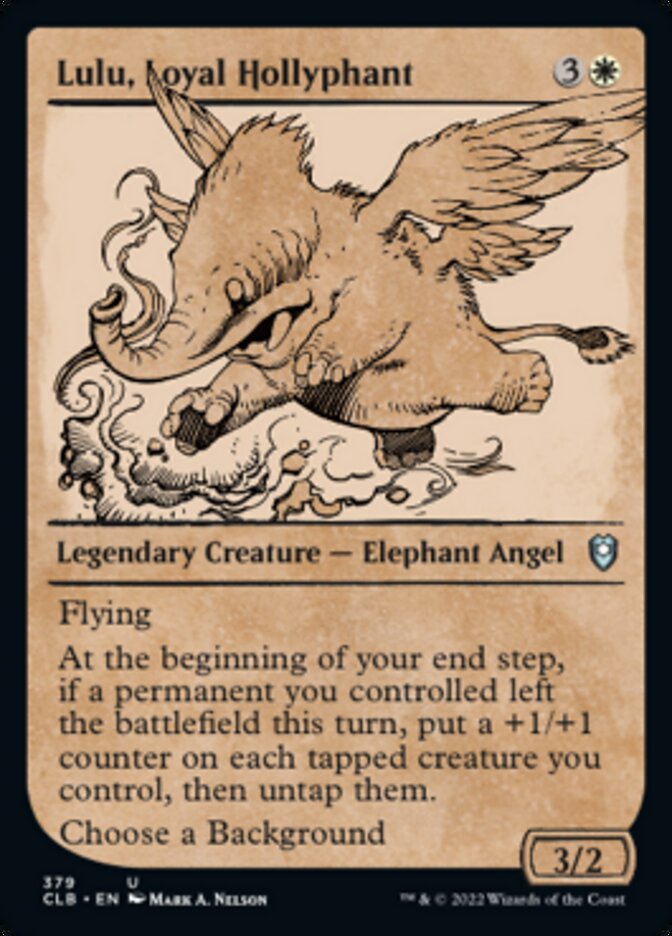 Lulu, Loyal Hollyphant (Showcase) [Commander Legends: Battle for Baldur's Gate] | GnG Games