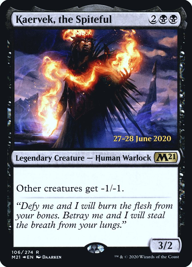 Kaervek, the Spiteful  [Core Set 2021 Prerelease Promos] | GnG Games