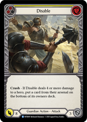 Disable (Yellow) [U-WTR049] (Welcome to Rathe Unlimited)  Unlimited Rainbow Foil | GnG Games