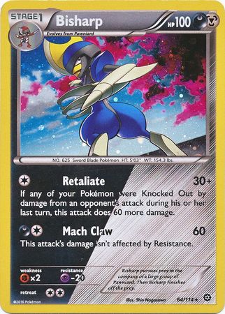 Bisharp (64/114) (Cosmos Holo) [XY: Steam Siege] | GnG Games