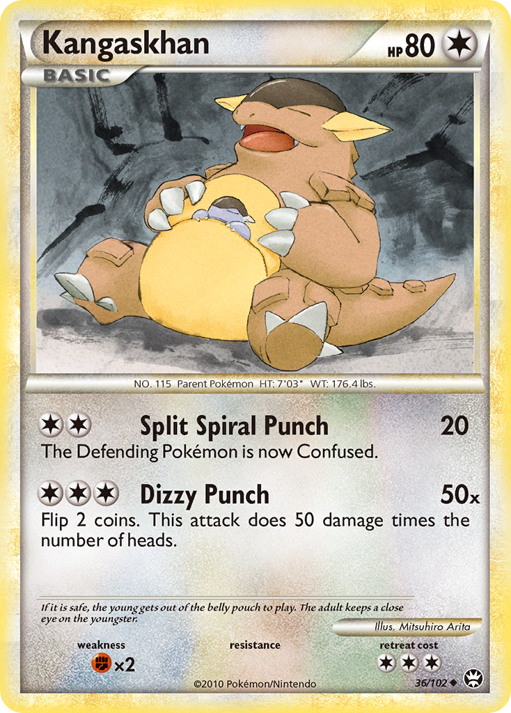 Kangaskhan (36/102) [HeartGold & SoulSilver: Triumphant] | GnG Games