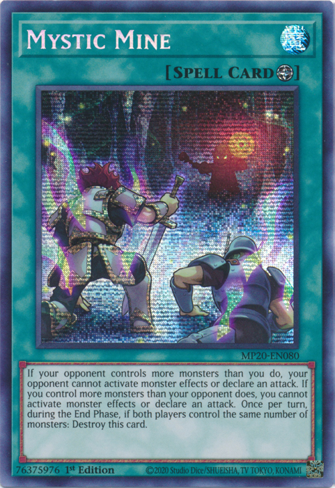 Mystic Mine [MP20-EN080] Prismatic Secret Rare | GnG Games