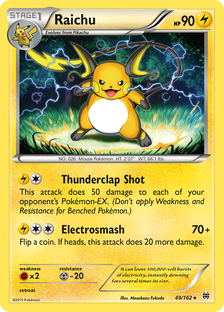 Raichu (49/162) [XY: BREAKthrough] | GnG Games