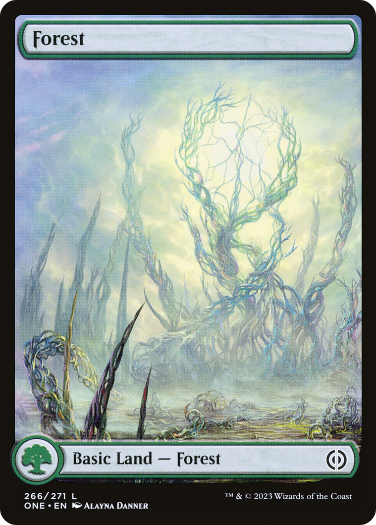 Forest (266) (Full-Art) [Phyrexia: All Will Be One] | GnG Games