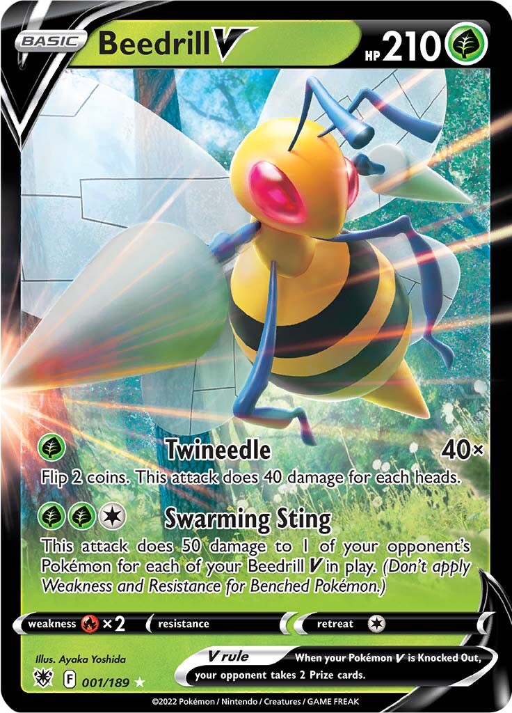 Beedrill V (001/189) [Sword & Shield: Astral Radiance] | GnG Games