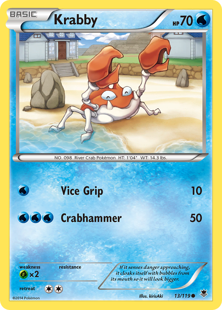 Krabby (13/119) [XY: Phantom Forces] | GnG Games