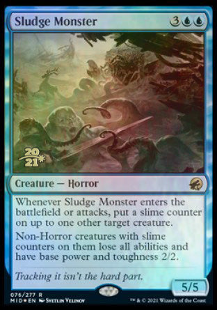 Sludge Monster [Innistrad: Midnight Hunt Prerelease Promos] | GnG Games