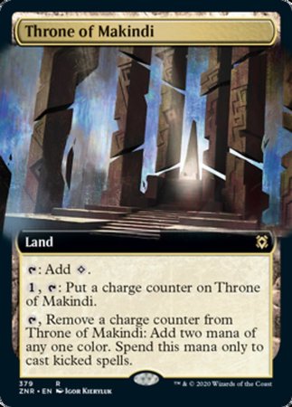 Throne of Makindi (Extended Art) [Zendikar Rising] | GnG Games