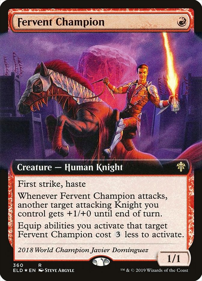 Fervent Champion (Extended Art) [Throne of Eldraine] | GnG Games