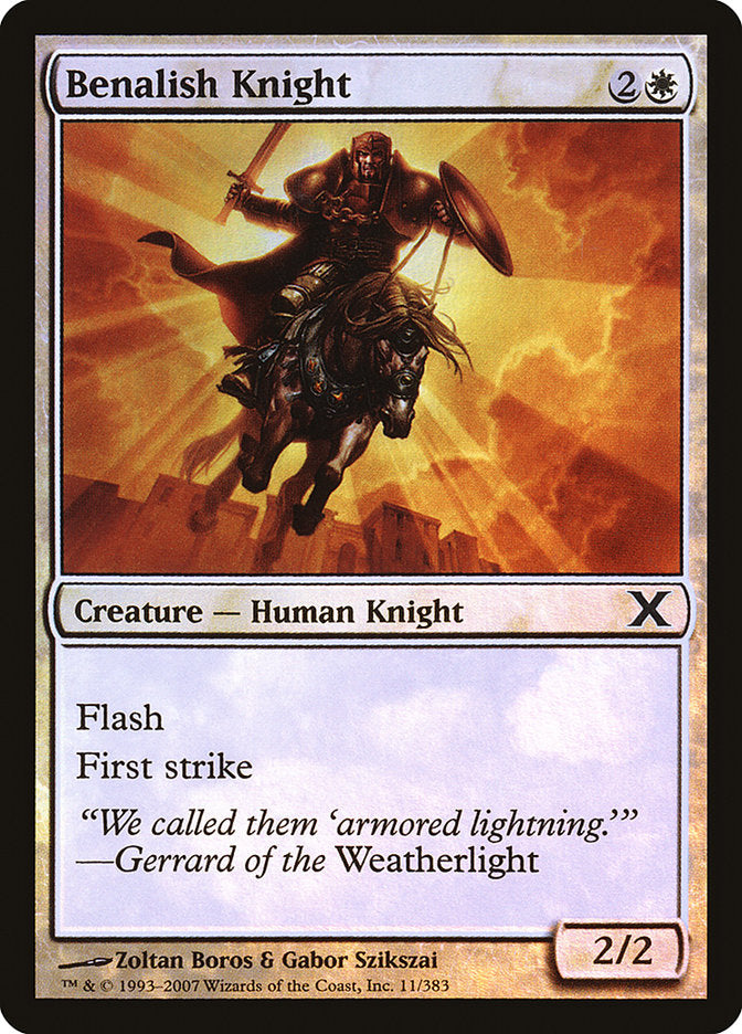 Benalish Knight (Premium Foil) [Tenth Edition] | GnG Games