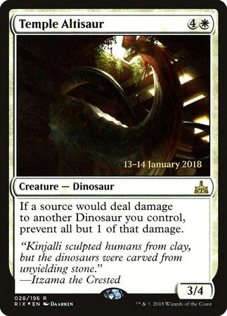 Temple Altisaur [Rivals of Ixalan Promos] | GnG Games