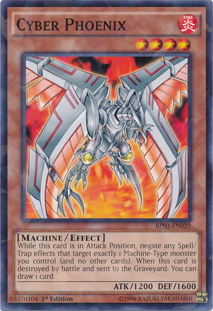 Cyber Phoenix (Shatterfoil) [BP03-EN020] Common | GnG Games