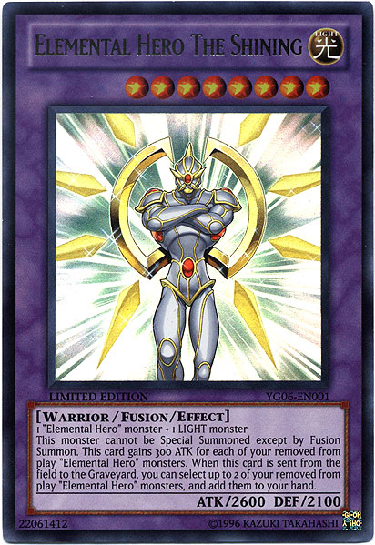Elemental Hero The Shining [YG06-EN001] Ultra Rare | GnG Games