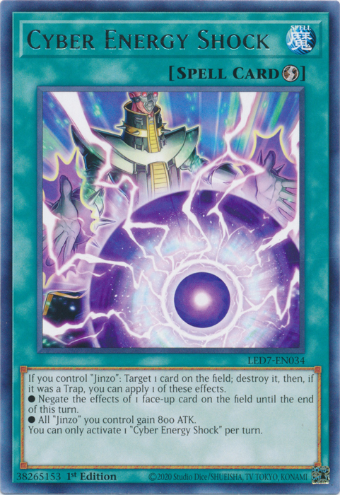 Cyber Energy Shock [LED7-EN034] Rare | GnG Games