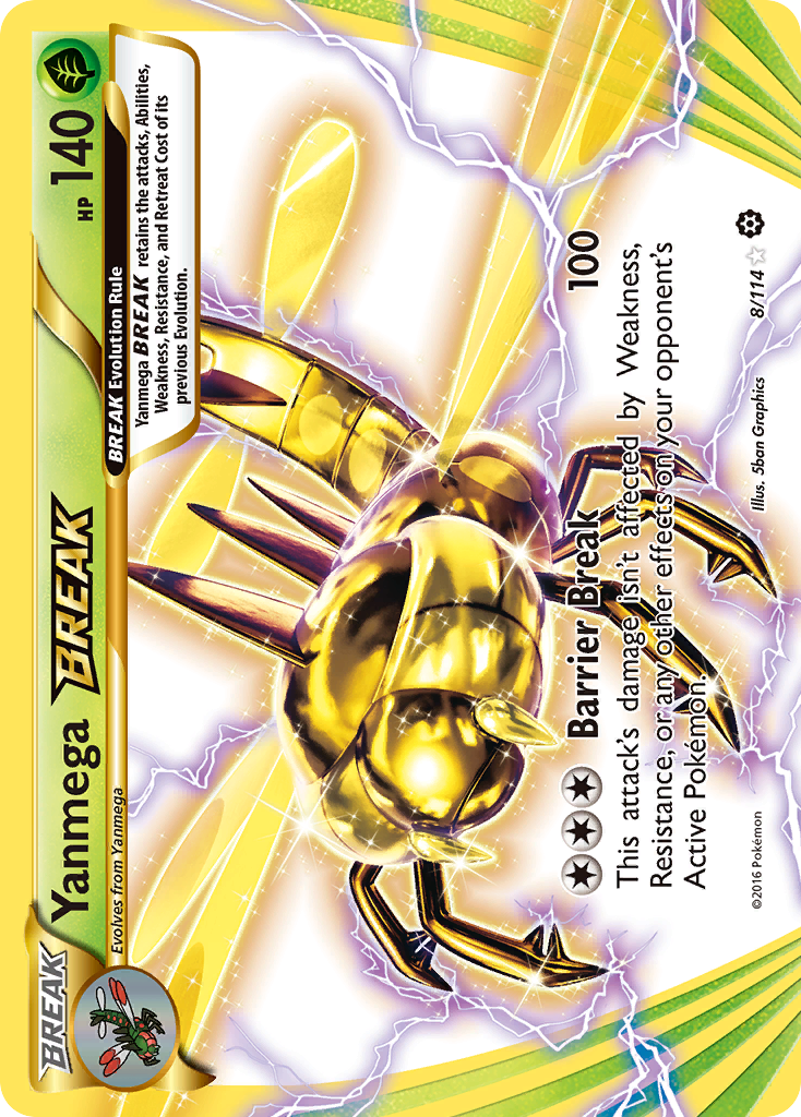 Yanmega BREAK (8/114) [XY: Steam Siege] | GnG Games