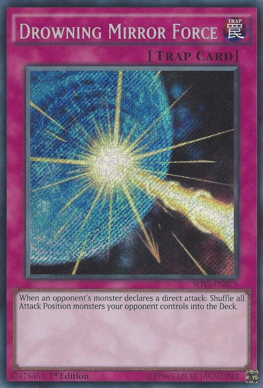 Drowning Mirror Force [SHVI-EN075] Secret Rare | GnG Games