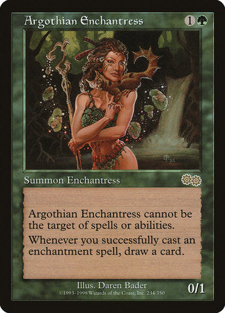 Argothian Enchantress [Urza's Saga] | GnG Games