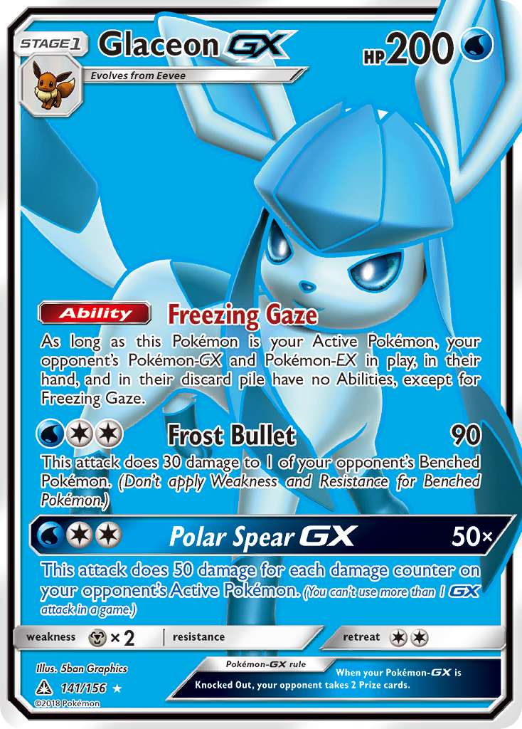 Glaceon GX (141/156) [Sun & Moon: Ultra Prism] | GnG Games