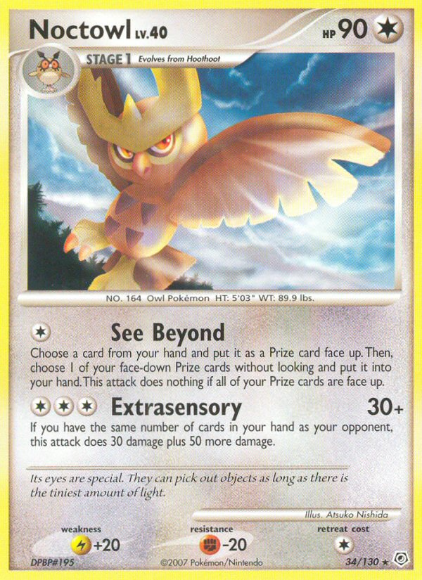 Noctowl (34/130) [Diamond & Pearl: Base Set] | GnG Games