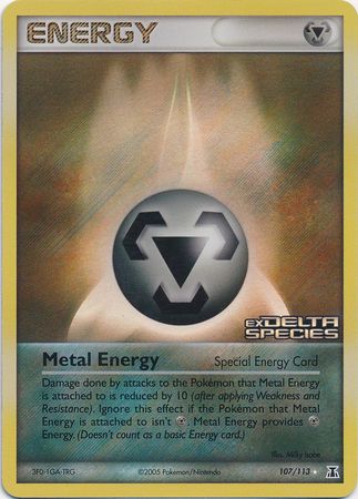 Metal Energy (107/113) (Stamped) [EX: Delta Species] | GnG Games