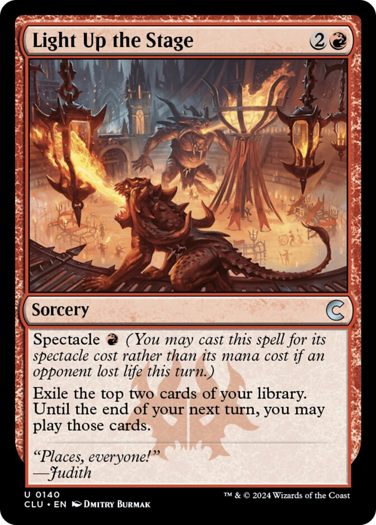 Light Up the Stage [Ravnica: Clue Edition] | GnG Games