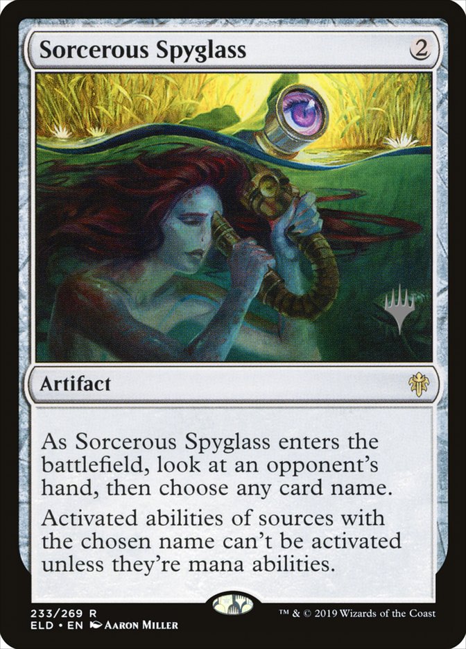 Sorcerous Spyglass (Promo Pack) [Throne of Eldraine Promos] | GnG Games