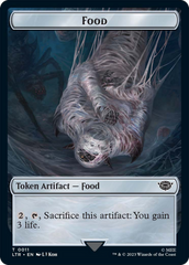 Food // Wraith Double-Sided Token [The Lord of the Rings: Tales of Middle-Earth Commander Tokens] | GnG Games