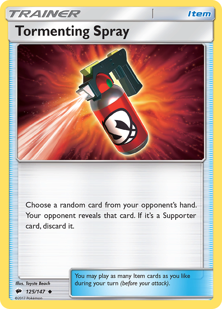 Tormenting Spray (125/147) [Sun & Moon: Burning Shadows] | GnG Games