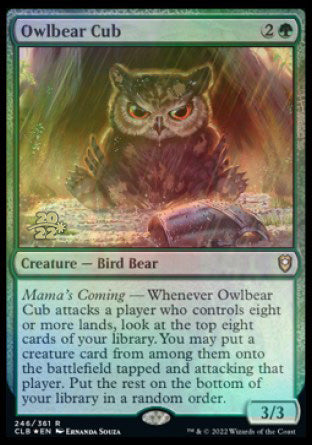 Owlbear Cub [Commander Legends: Battle for Baldur's Gate Prerelease Promos] | GnG Games