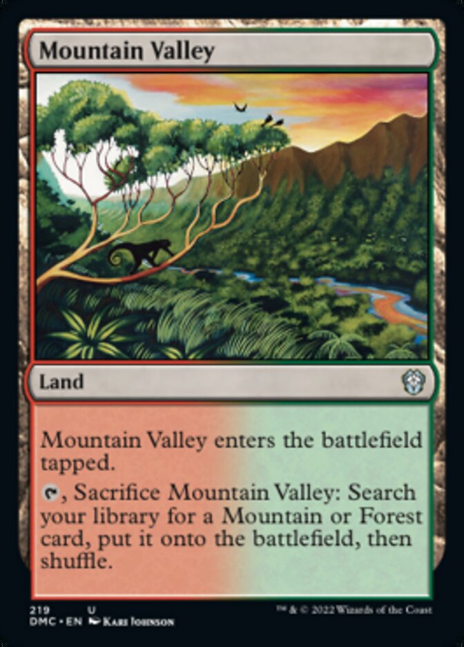 Mountain Valley [Dominaria United Commander] | GnG Games