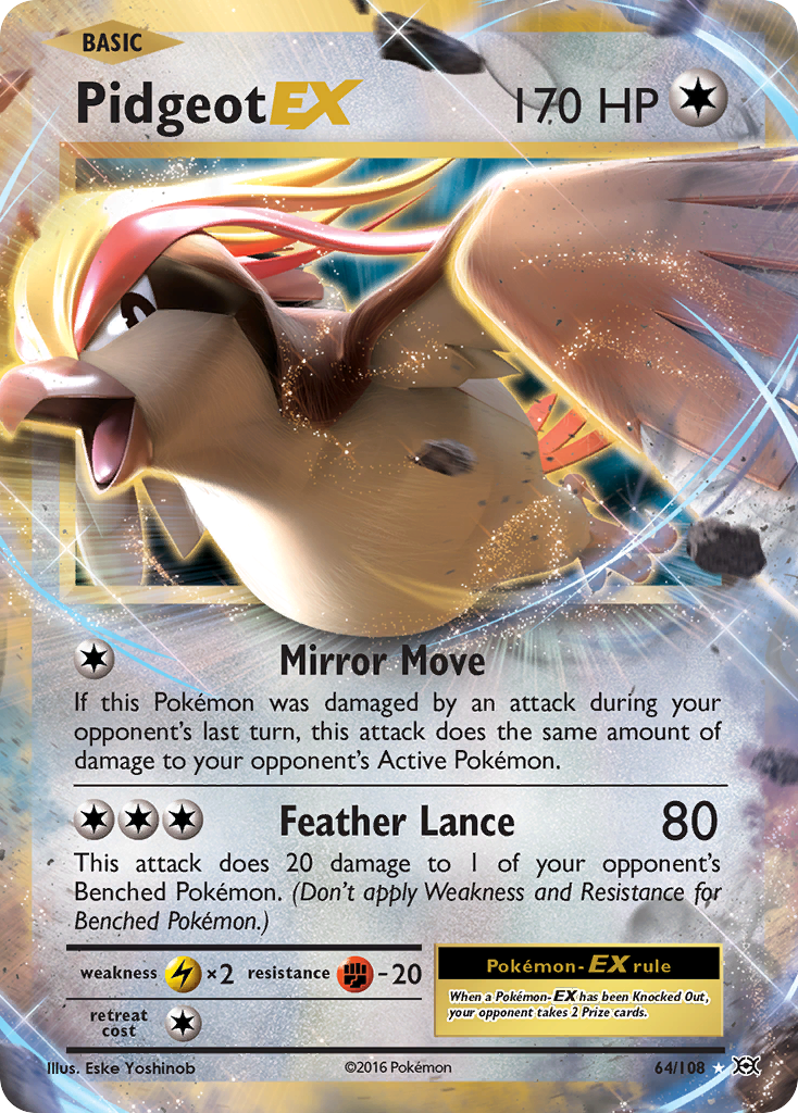 Pidgeot EX (64/108) [XY: Evolutions] | GnG Games