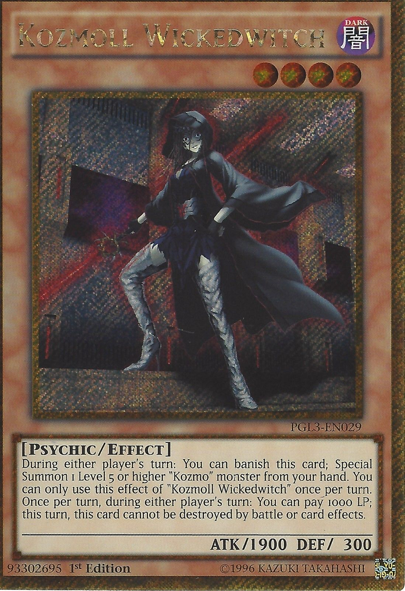 Kozmoll Wickedwitch [PGL3-EN029] Gold Secret Rare | GnG Games