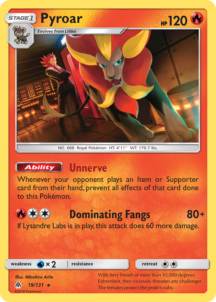 Pyroar (19/131) [Sun & Moon: Forbidden Light] | GnG Games