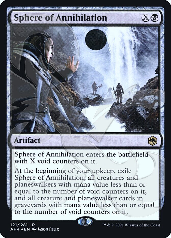 Sphere of Annihilation (Ampersand Promo) [Dungeons & Dragons: Adventures in the Forgotten Realms Promos] | GnG Games