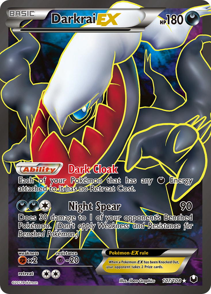 Darkrai EX (107/108) [Black & White: Dark Explorers] | GnG Games