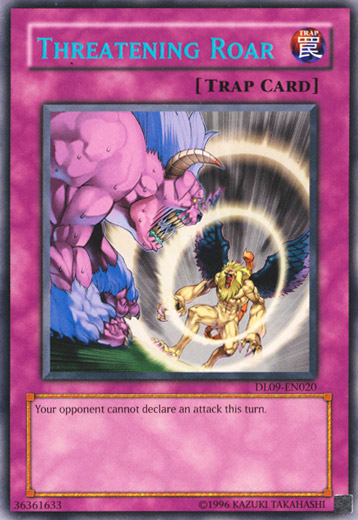Threatening Roar (Blue) [DL09-EN020] Rare | GnG Games