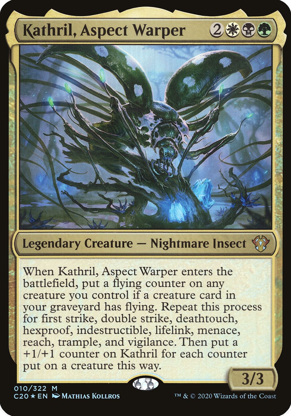 Kathril, Aspect Warper (Commander 2020) [Oversize Cards] | GnG Games