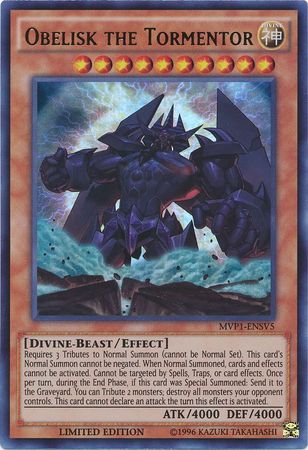 Obelisk the Tormentor [MVP1-ENSV5] Ultra Rare | GnG Games